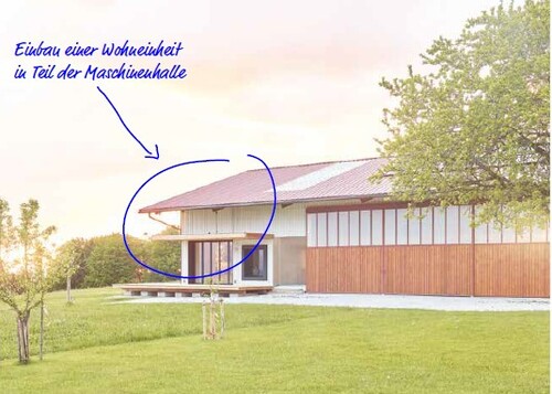 Bild einer umgebauten Scheune aus dem Buch Umbauen statt neu bauen