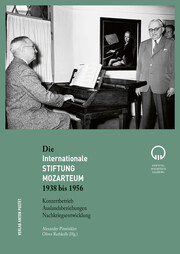 Cover eines Buches der internationalen Stiftung Mozarteum