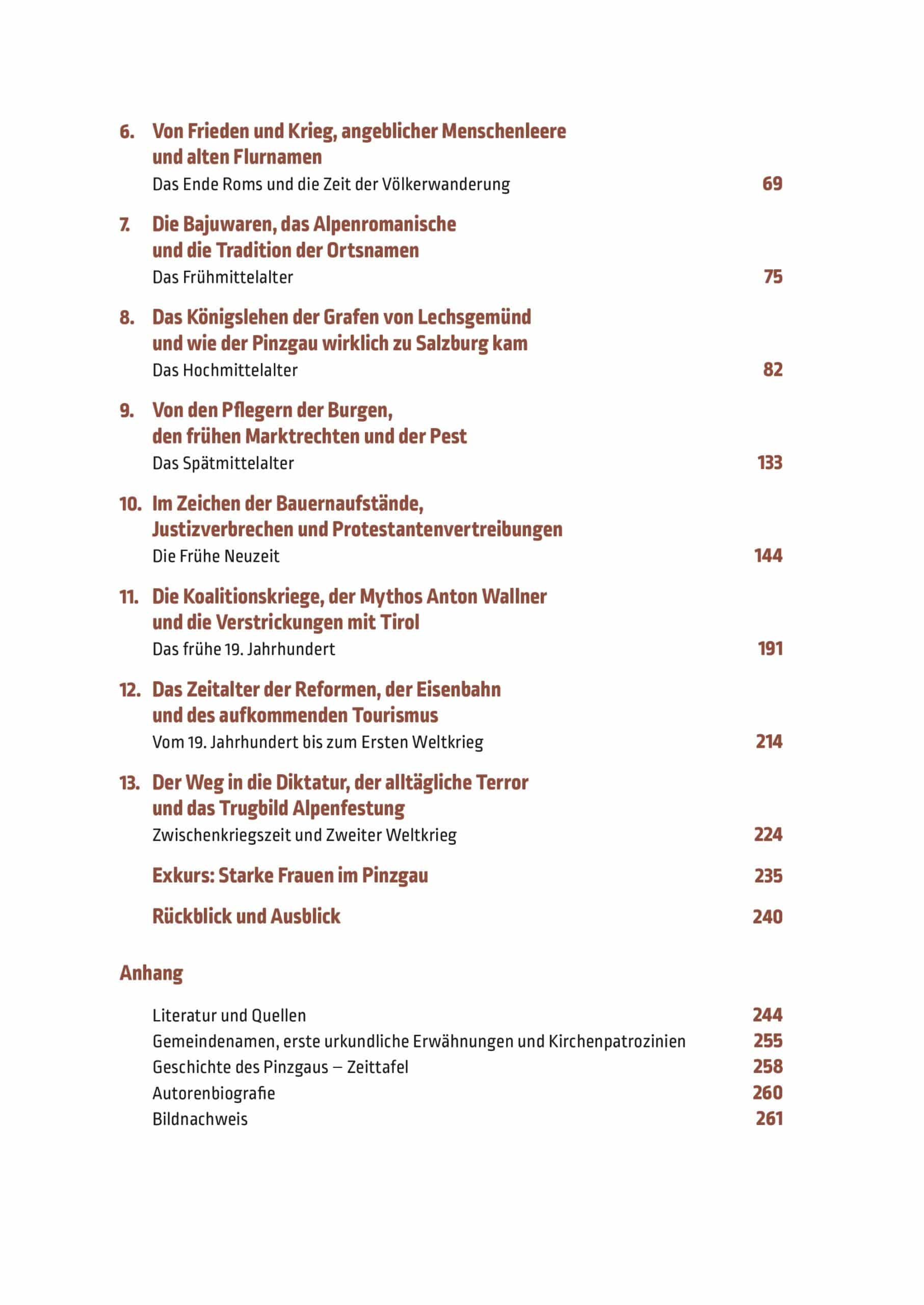 Buch Geschichte des Pinzgaus