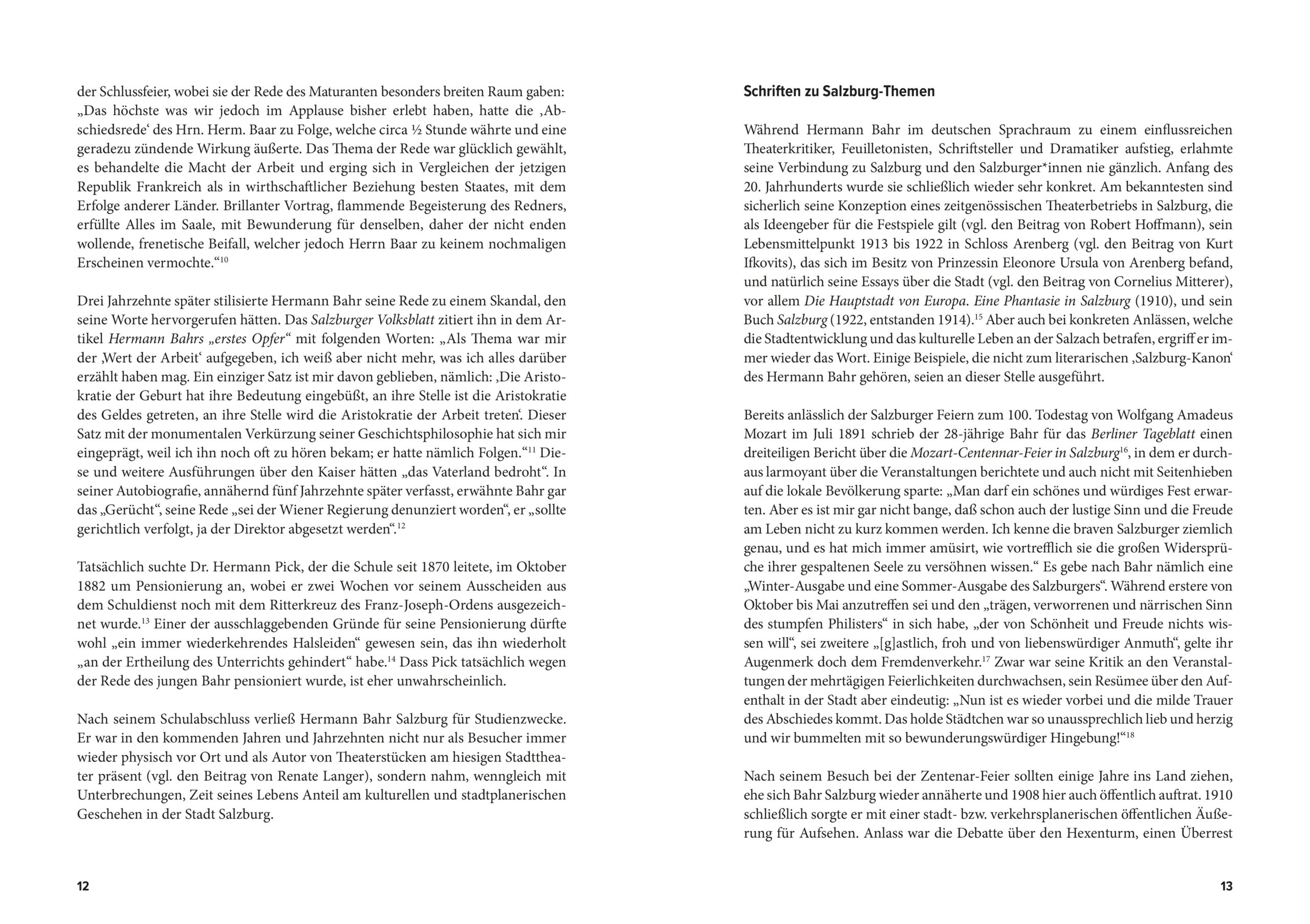 Hardcover Hermann Bahr und Salzburg
