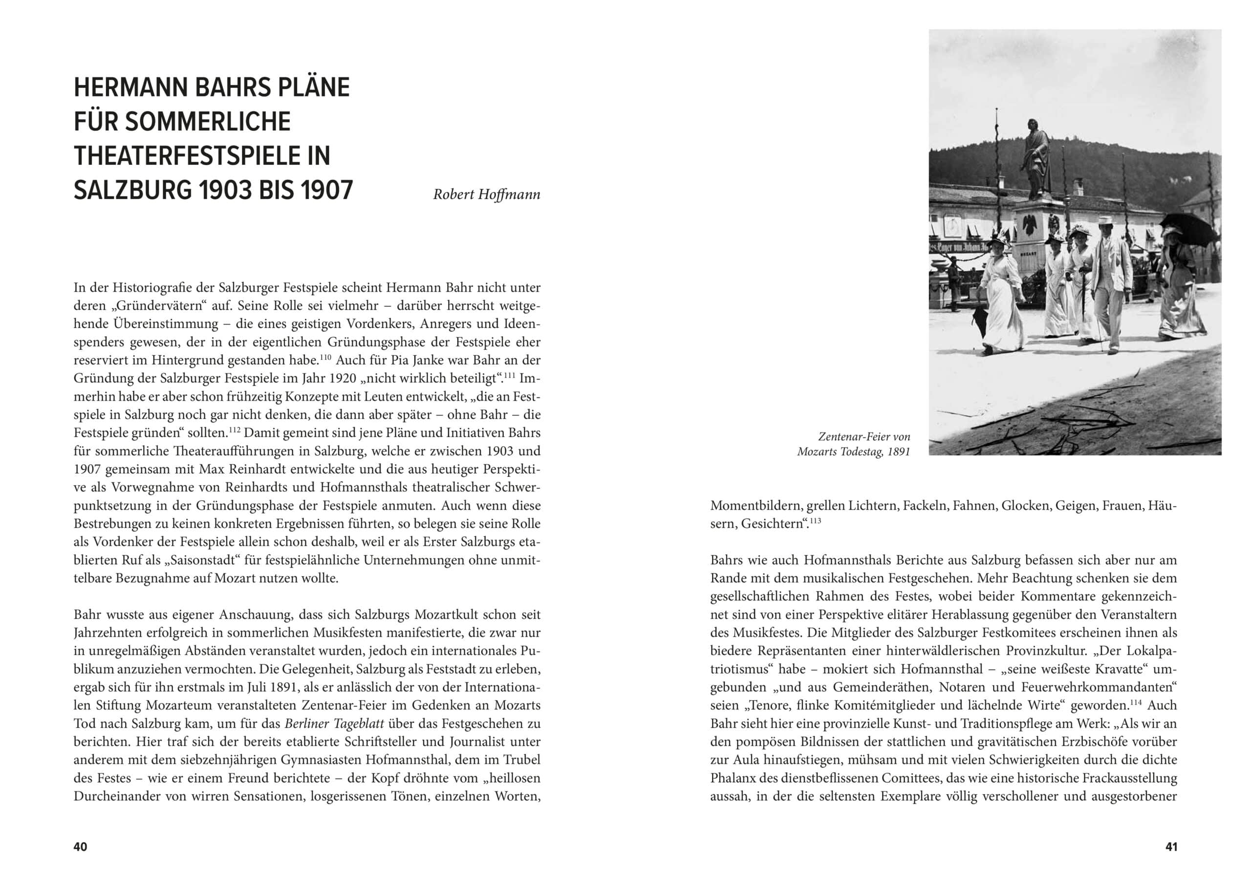 Hardcover Hermann Bahr und Salzburg