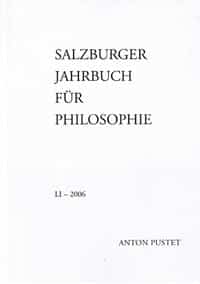 Buch Salzburger Jahrbuch für Philosophie
