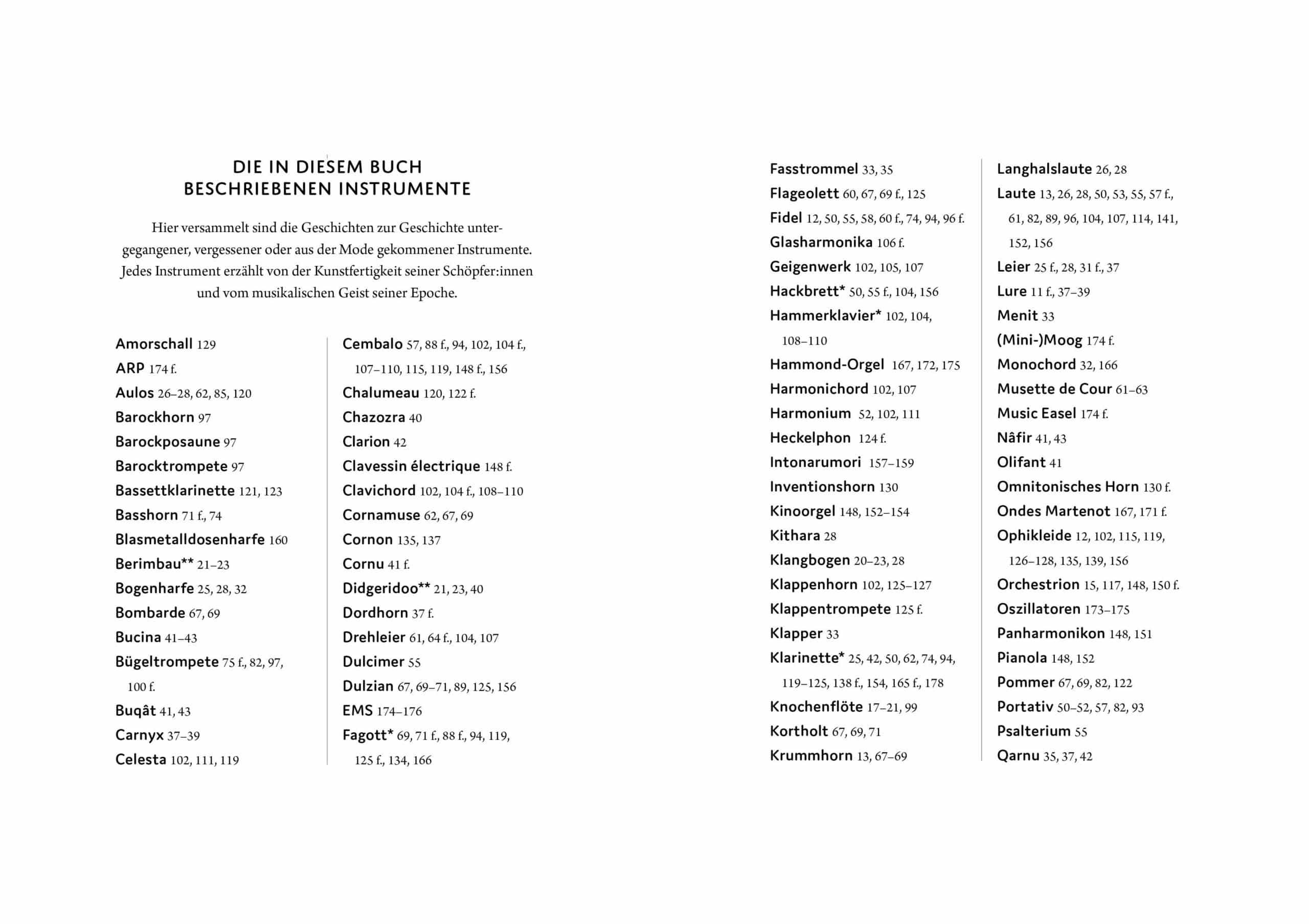 Buch Das Buch der vergessenen Musikinstrumente