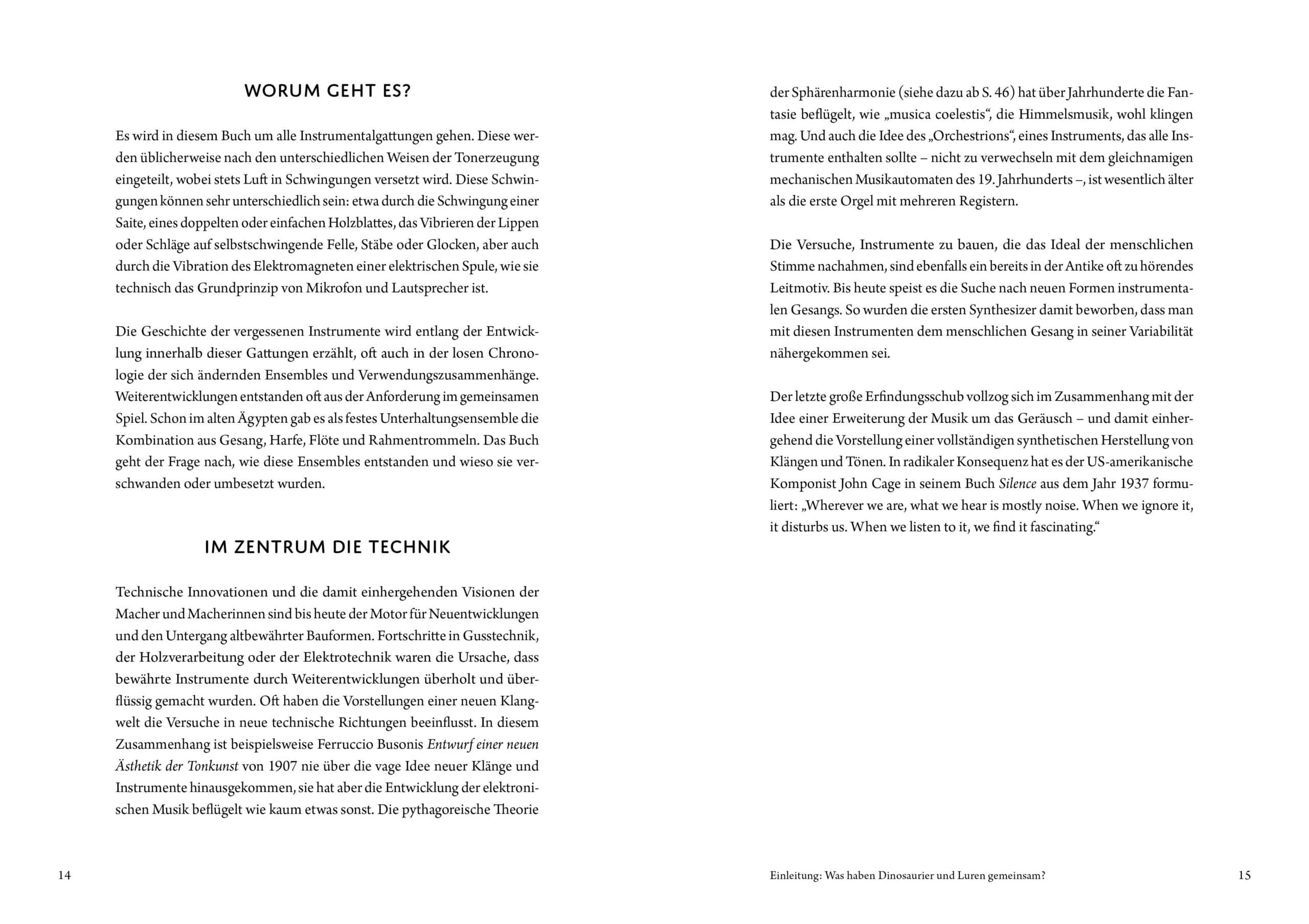 Buch Das Buch der vergessenen Musikinstrumente