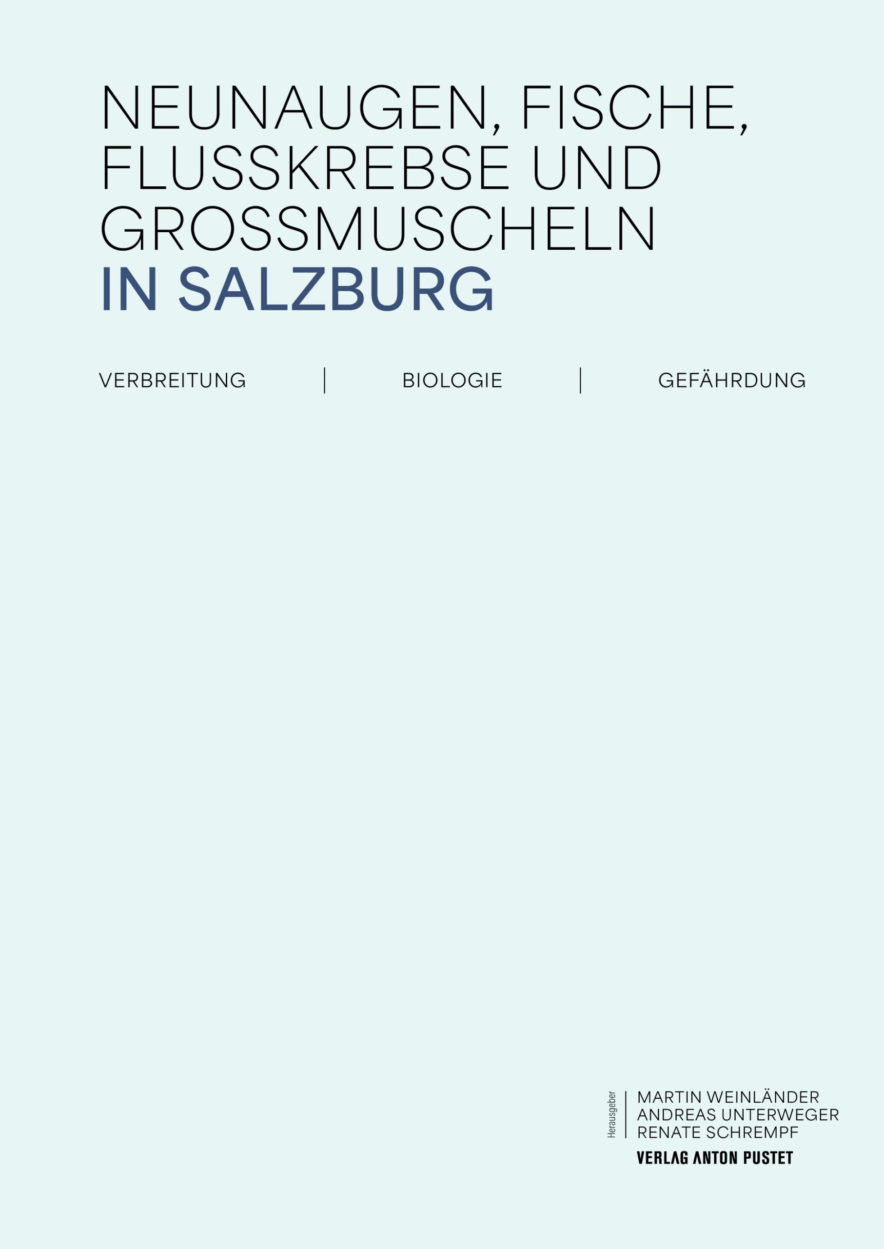 Buch Neunaugen, Fische, Flusskrebse und Großmuscheln in Salzburg