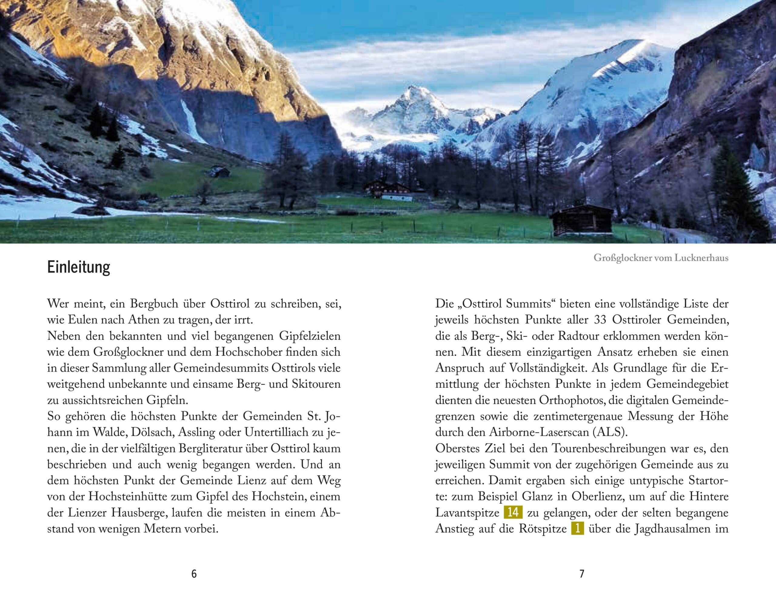 Taschenbuch Osttirol Summits
