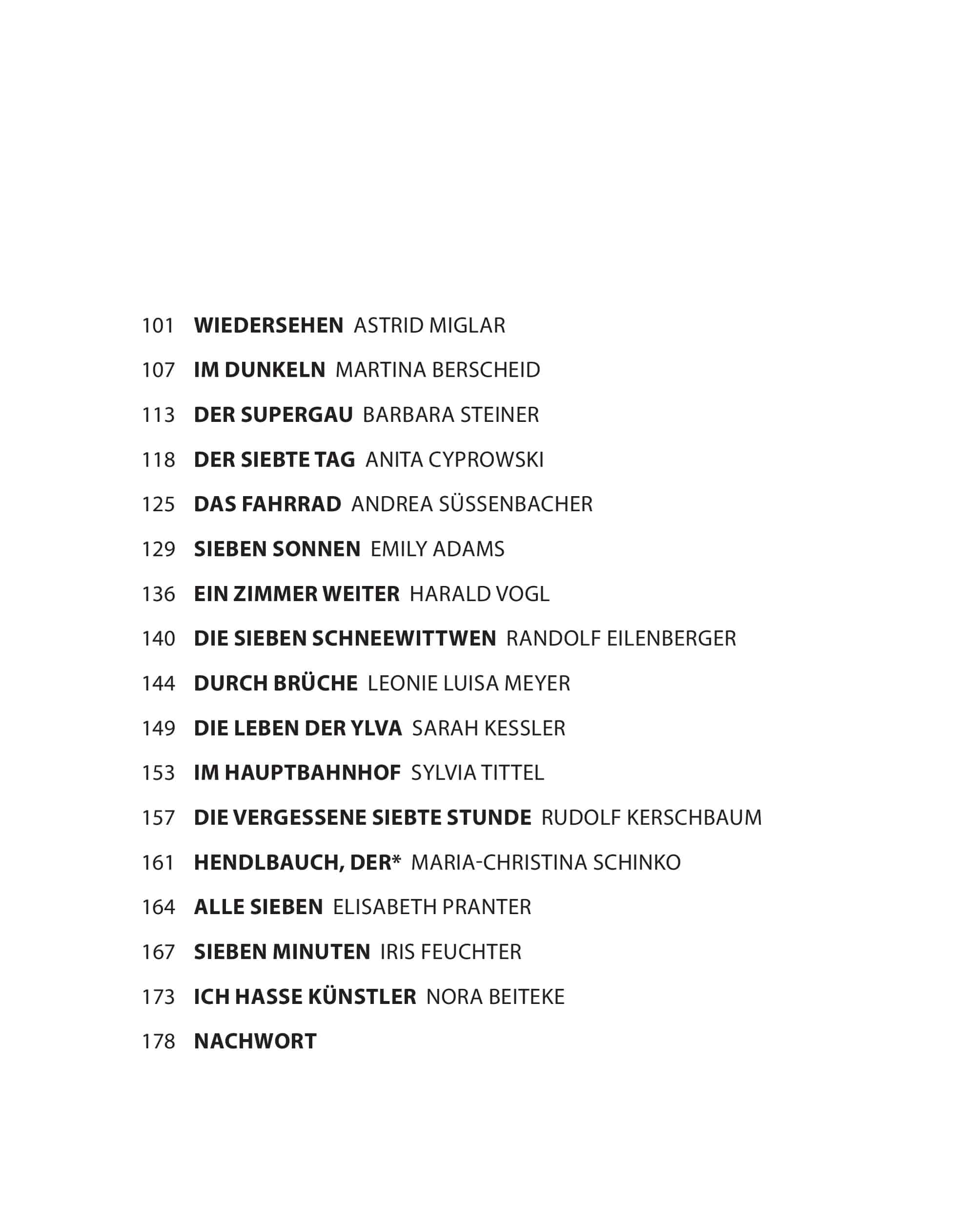 Taschenbuch Mölltaler Geschichten Festival: Sieben
