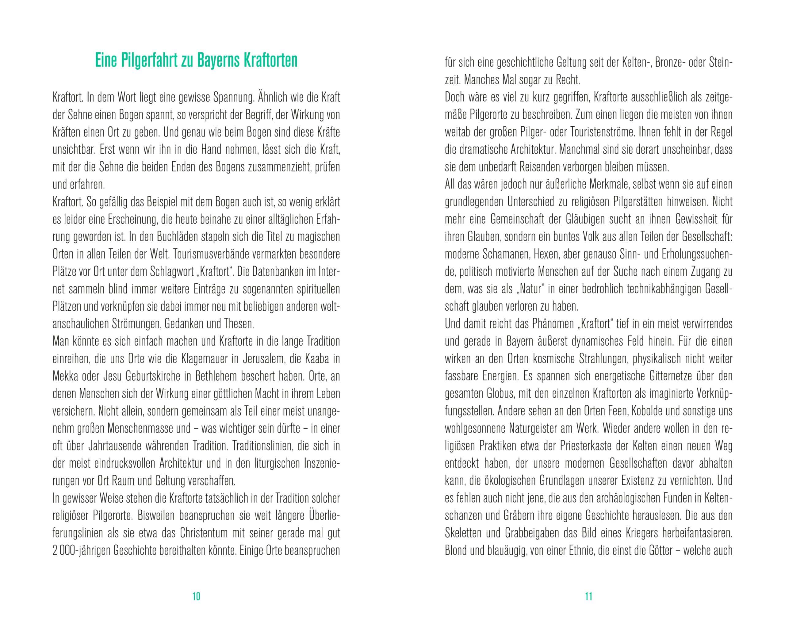 Hardcover Mystische Kraftorte in Bayern
