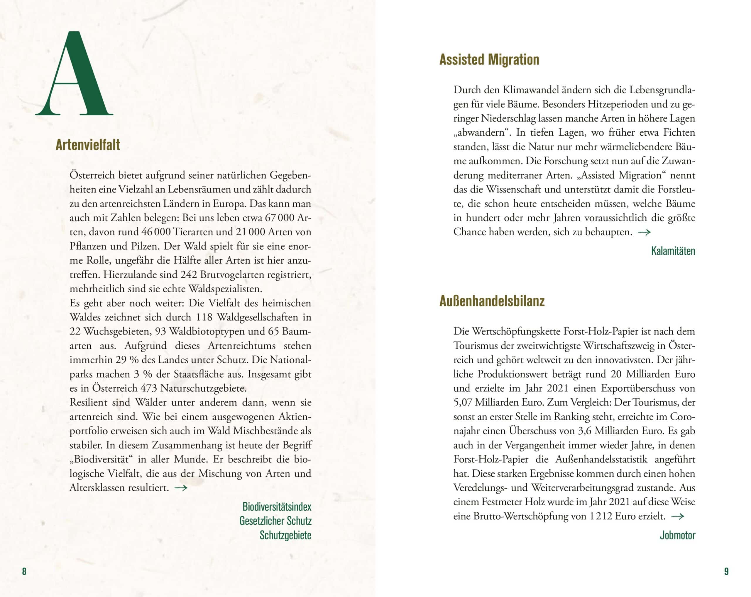 Hardcover Der Wald in Österreich