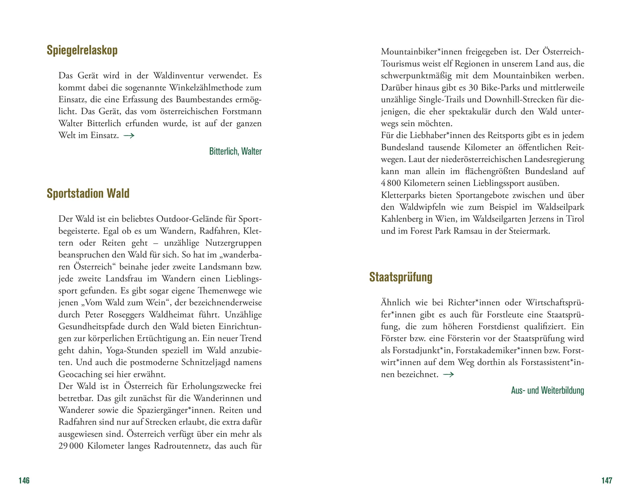 Hardcover Der Wald in Österreich