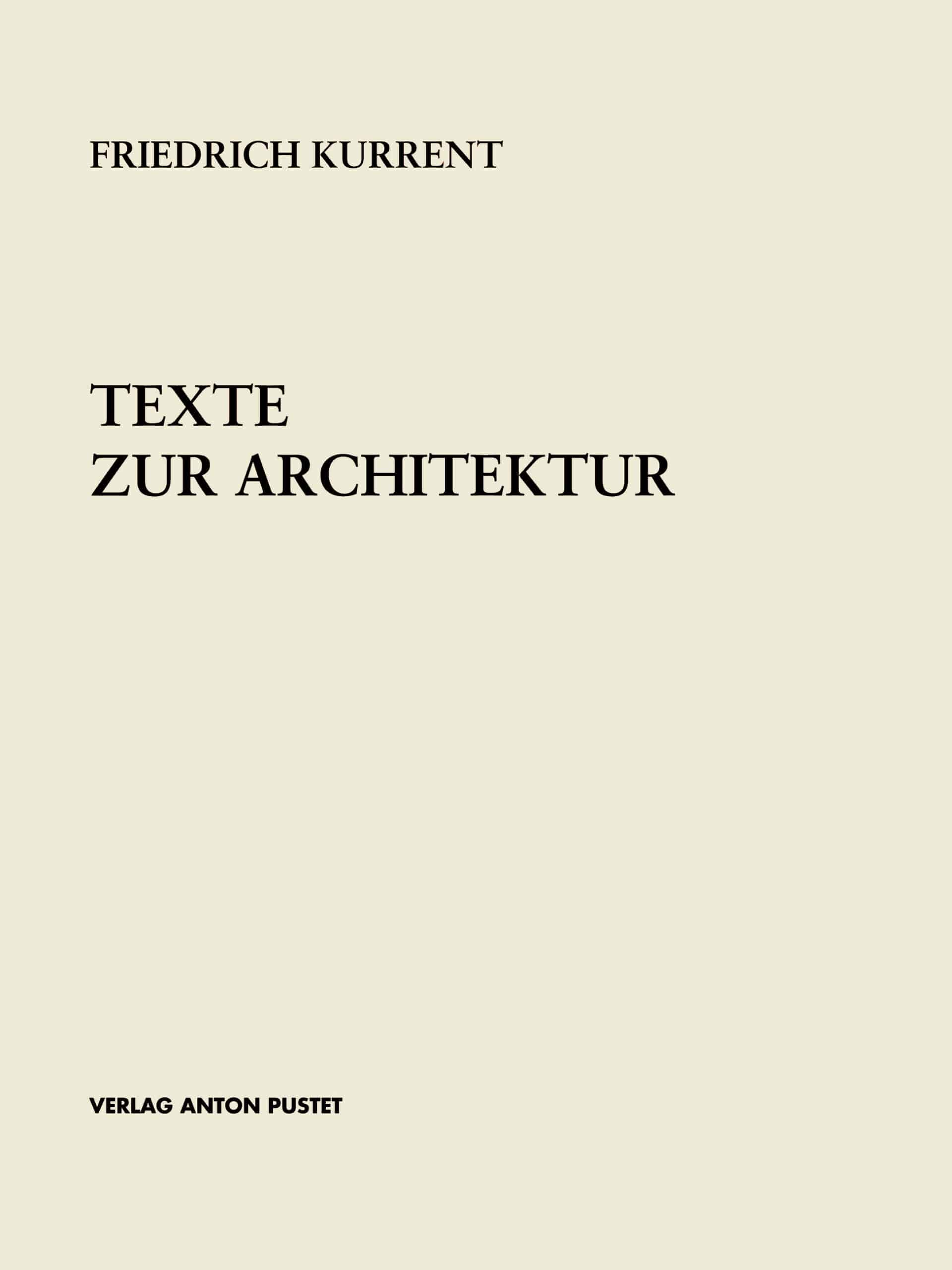 Taschenbuch Texte zur Architektur