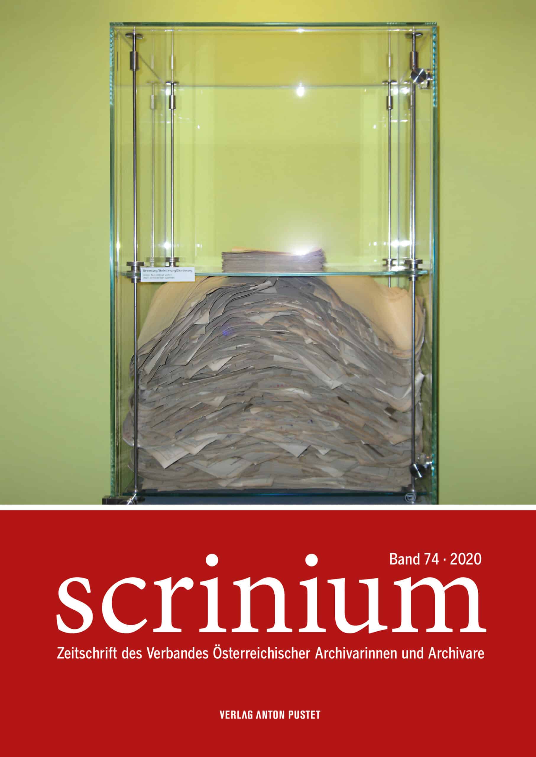 Taschenbuch Scrinium Band 74 – 2020