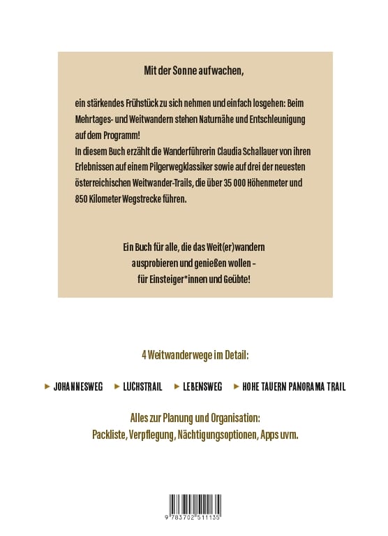 Taschenbuch Sehnsucht Weitwandern