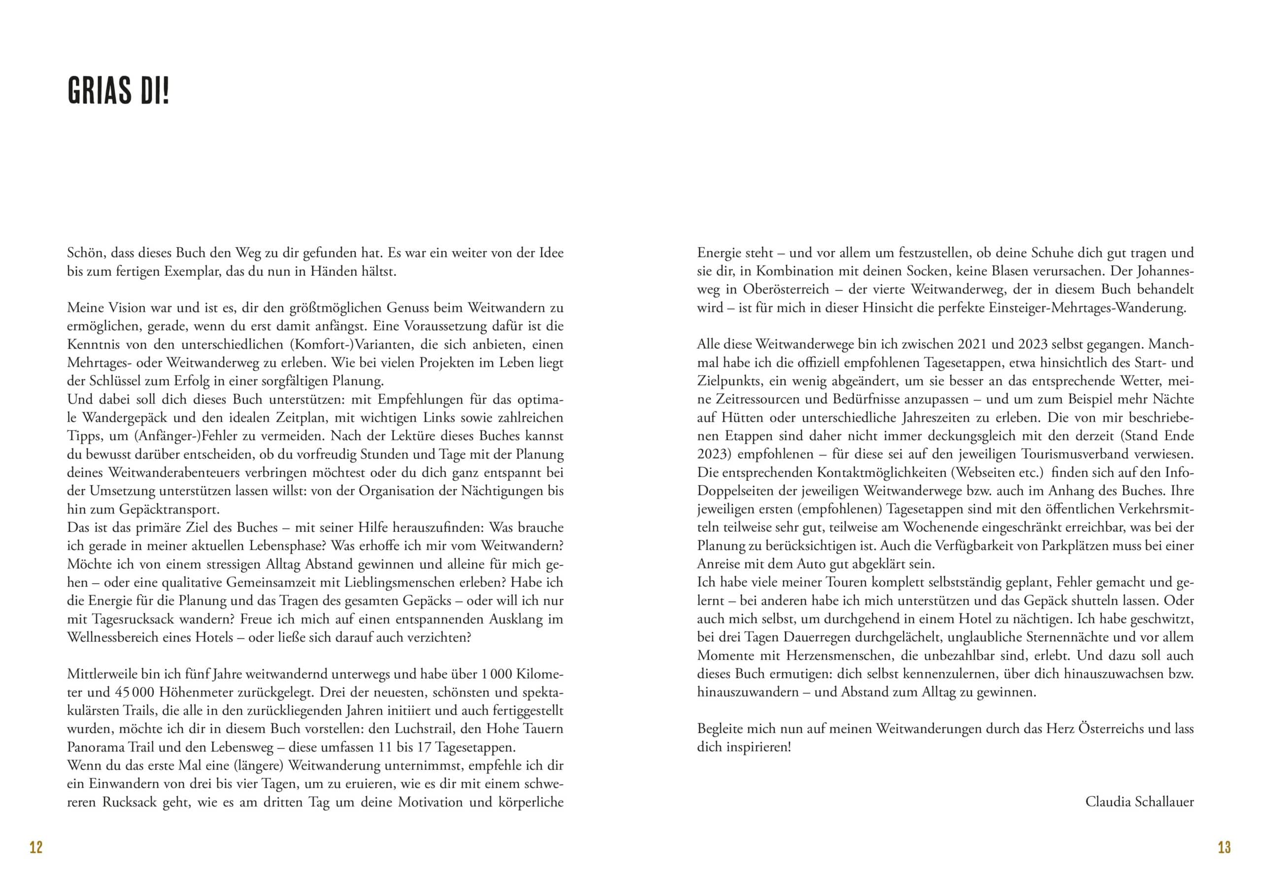Taschenbuch Sehnsucht Weitwandern
