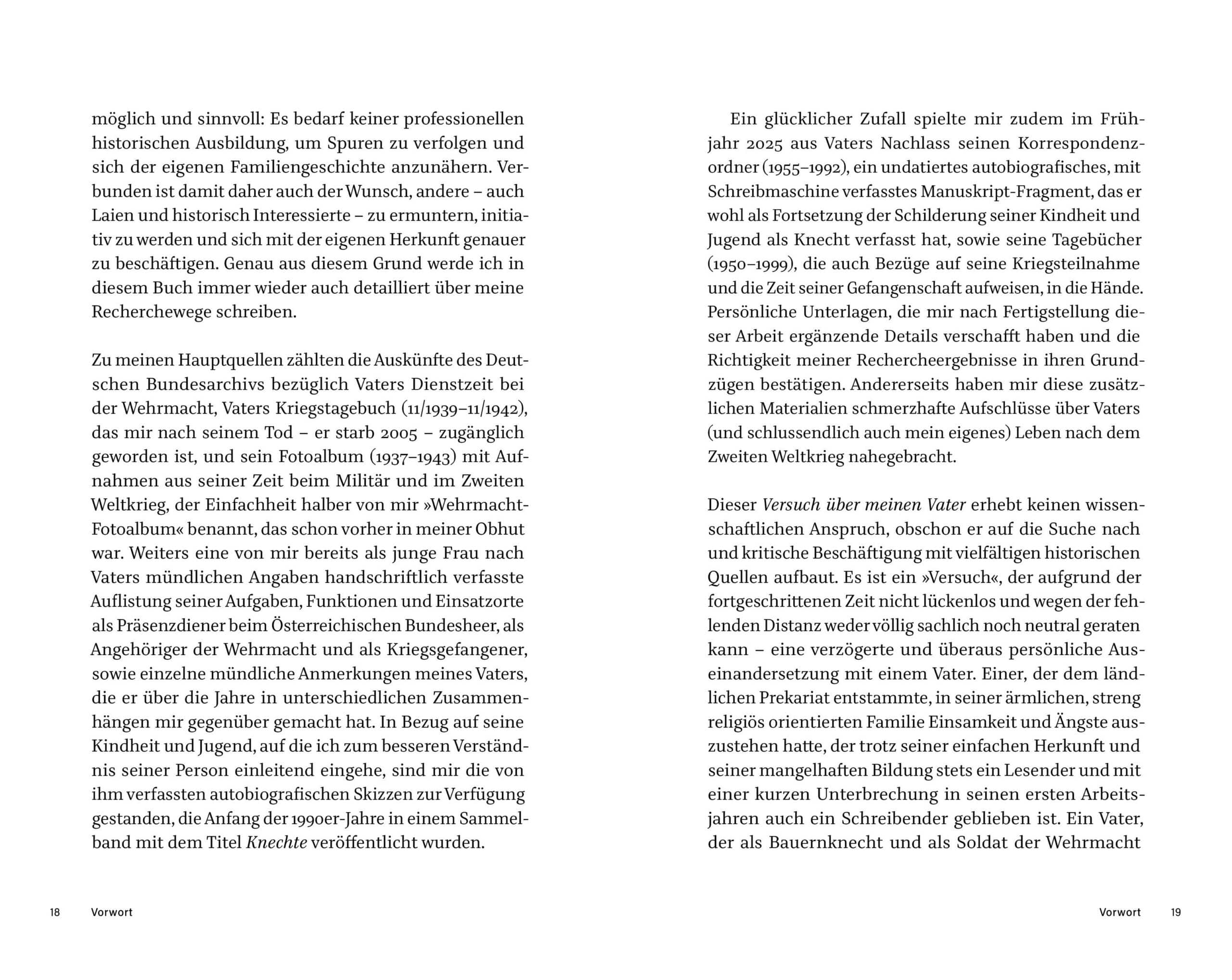 Buch Versuch über meinen Vater