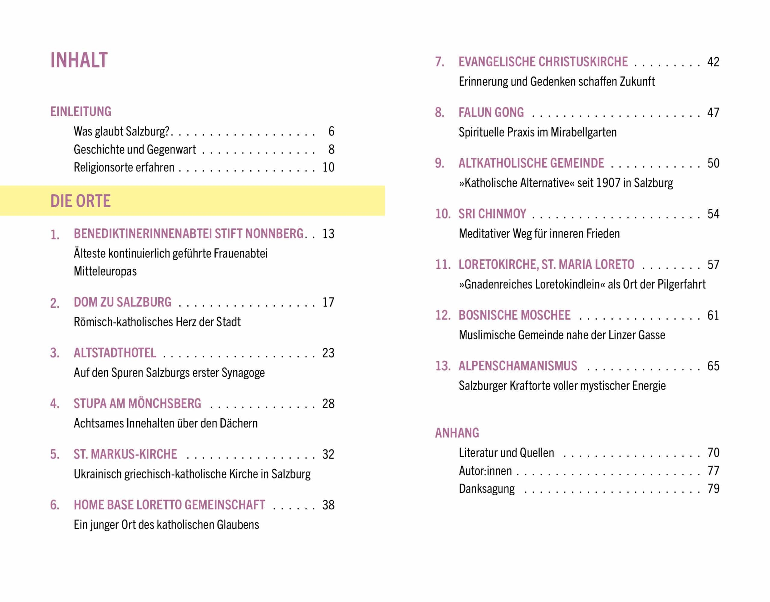 Buch Religiöse Orte in Salzburg