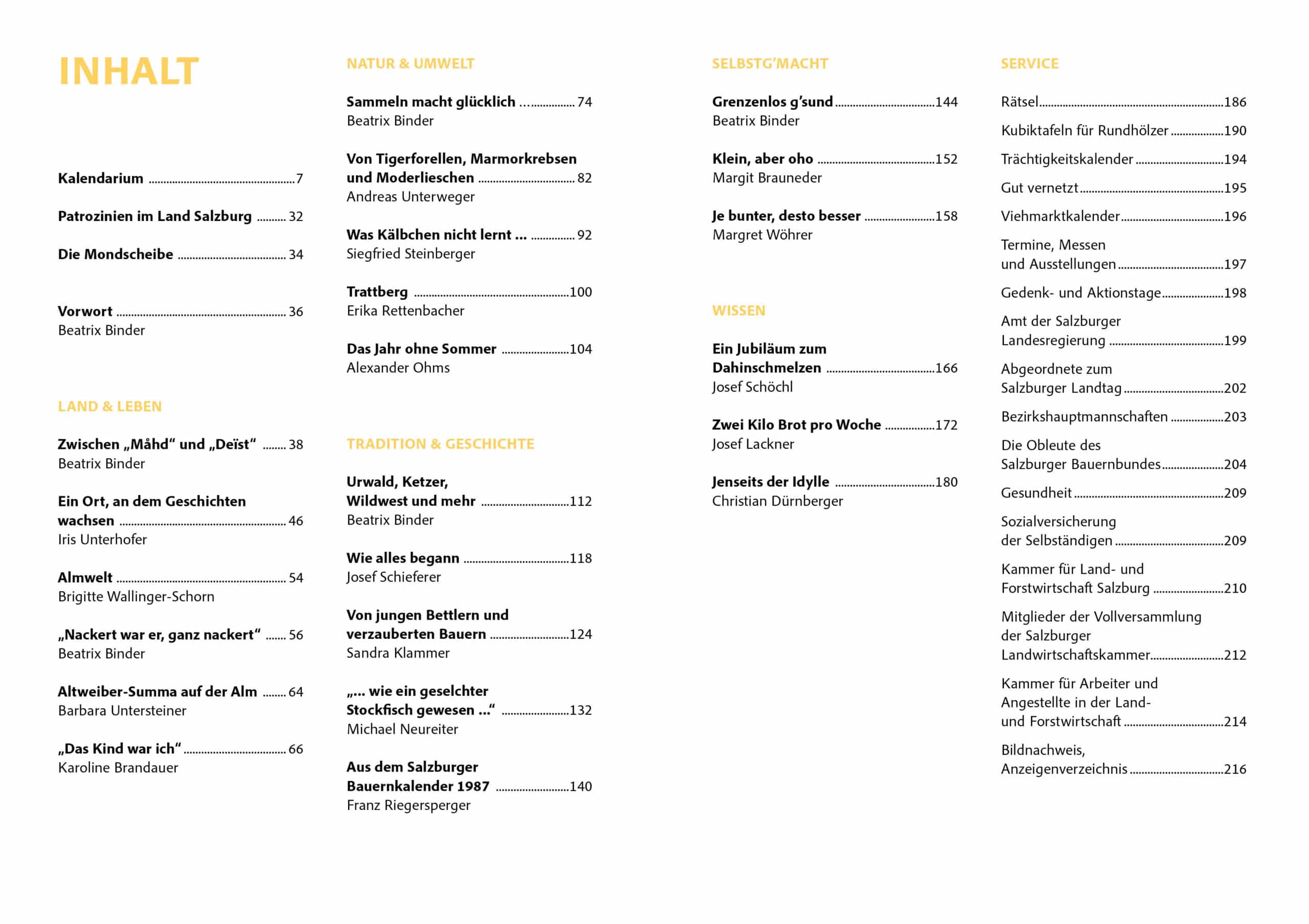 Buch Salzburger Bauern- und Bäuerinnenkalender 2027