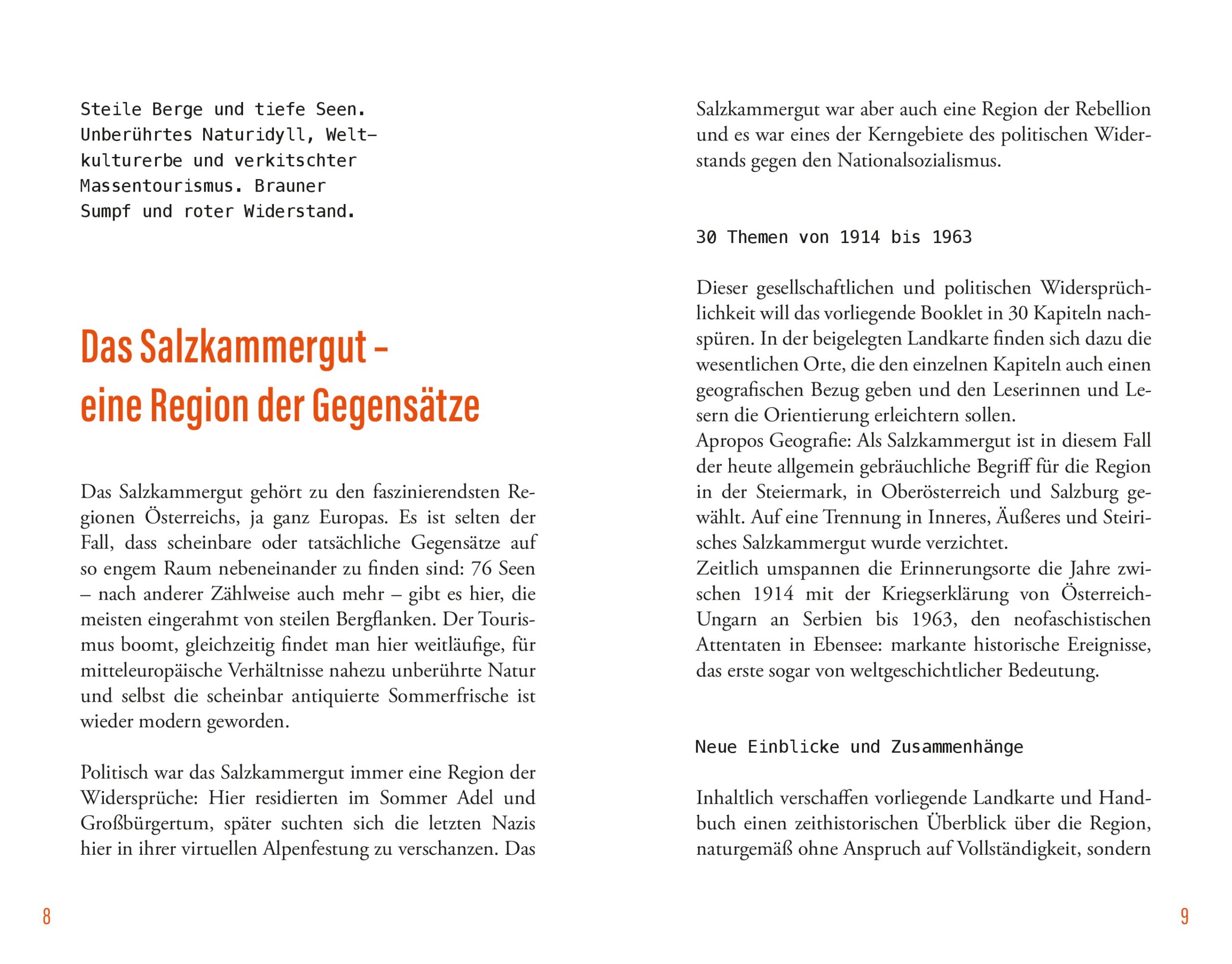 Taschenbuch Salzkammergut – Orte der Erinnerung