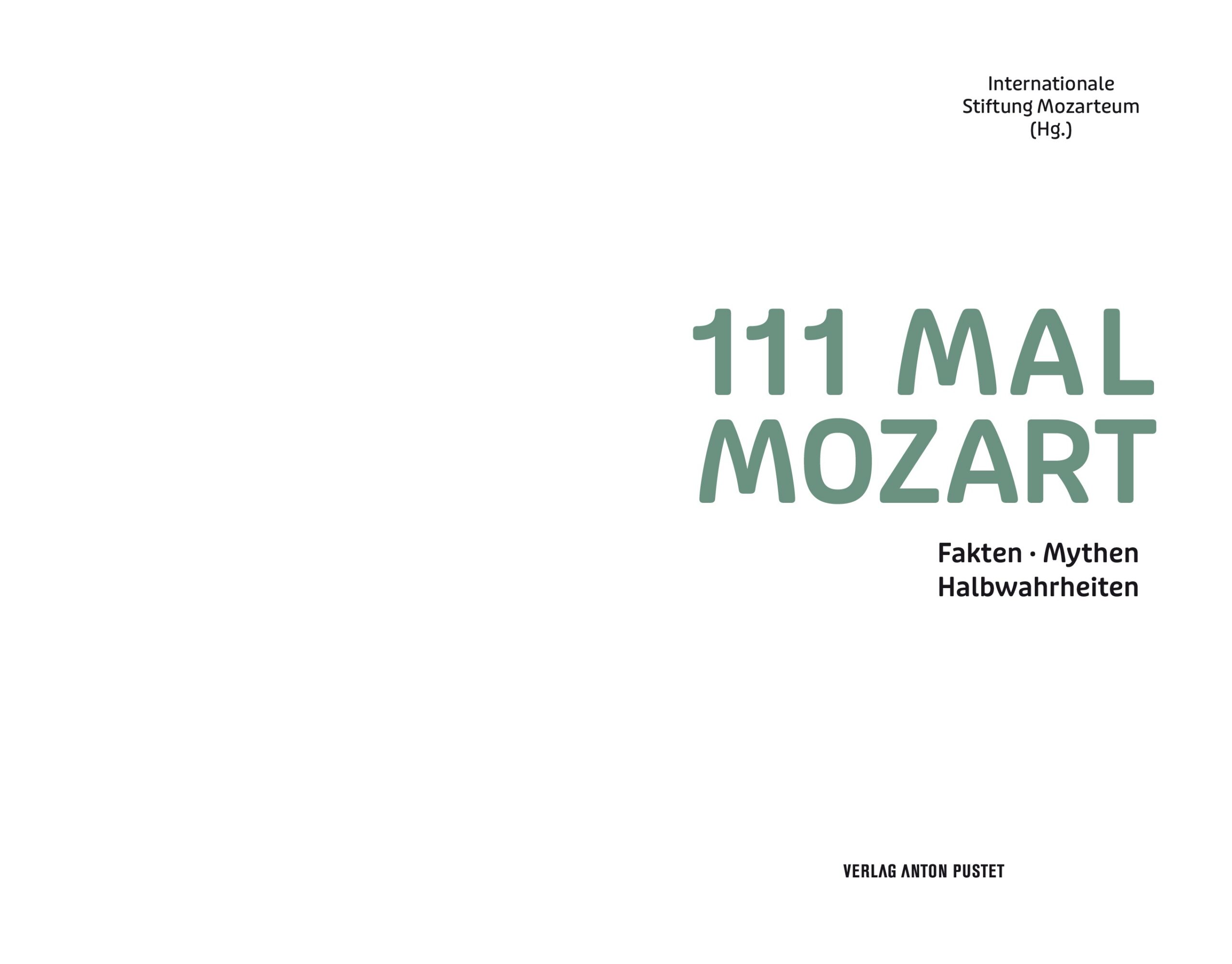 Taschenbuch 111 MAL MOZART