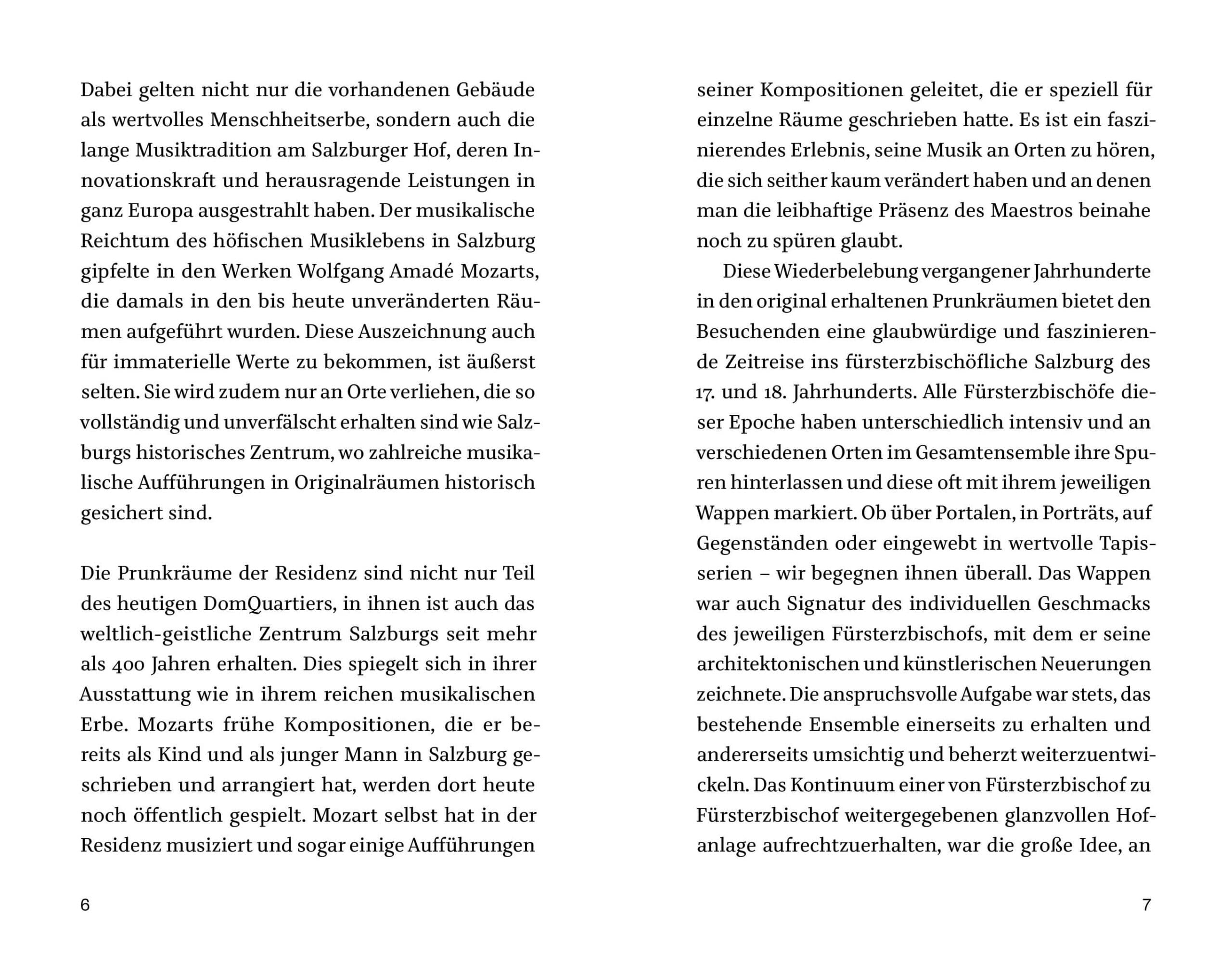 Buch Prunkräume der Residenz in Salzburg